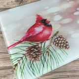 Winter Cardinal Cutting Board