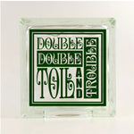 Dubble, Dubble, Toil and Trouble Halloween Glass Block Decal