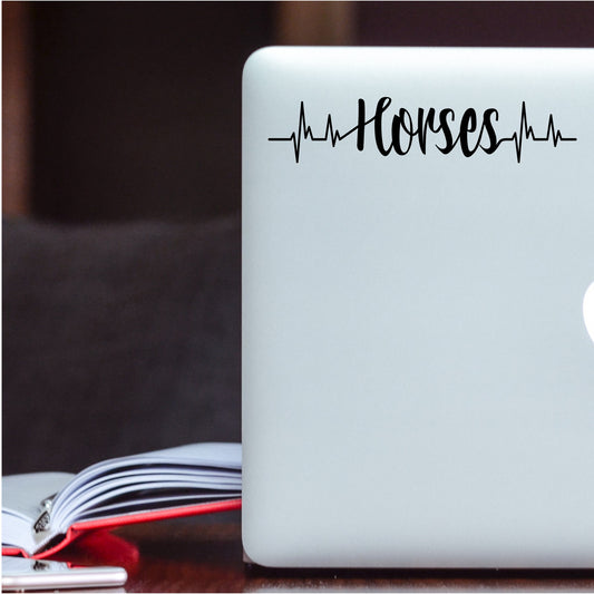 Horses Heartbeat Decal