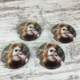 Funny Licking Goat Car Coasters