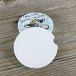 Moo Bitch Get out of the Hay Cow Car Coasters