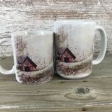 Old Vintage Rustic Barn Coffee Mug