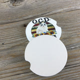 O.C.D. Obsessive Cat Disorder Car Coasters