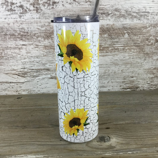 Rustic Crackle Sunflower 