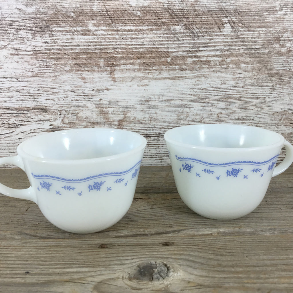 Set of 2 Pyrex Corelle Morning Blue Coffee Cups – Michelle's Variety Shop