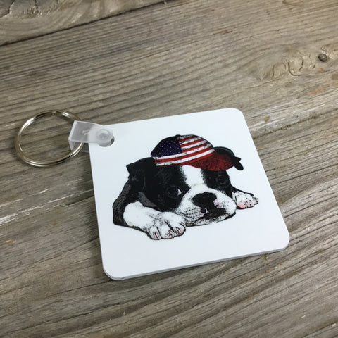 Boston Terrier Key Chain