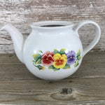 Corelle Summer Blush Pansies 5 Cup Teapot Corelle Coordinates