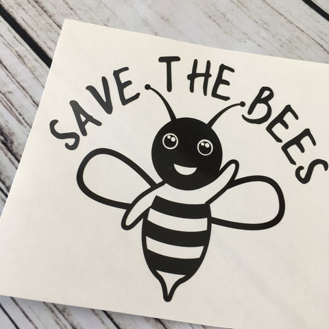 Save the Bees Vinyl Decal