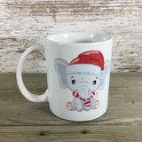 Christmas Elephant Coffee Mug