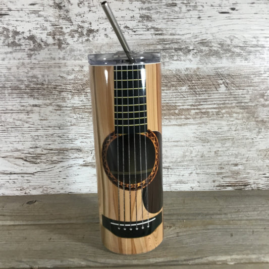 Acoustic Guitar 20 oz Skinny Tumbler