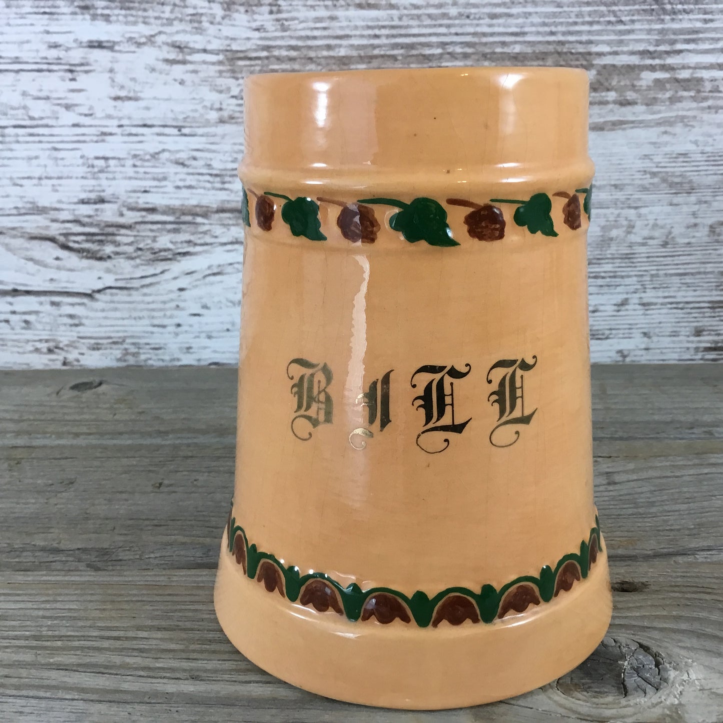 Bill Beer Stein Vintage Holland Mold 1959 Handpainted