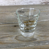 Vintage Jack Daniels Quality Whiskey Gold Letters Made By Libbey Shot Glass