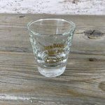 Vintage Jack Daniels Quality Whiskey Gold Letters Made By Libbey Shot Glass