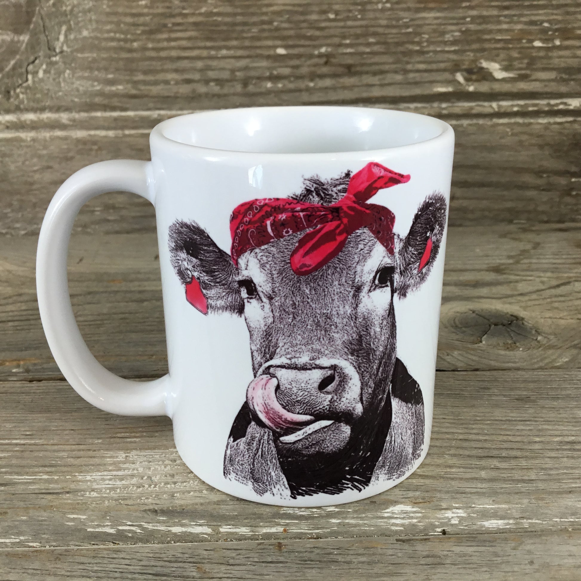 Bandana Cow Coffee Mug