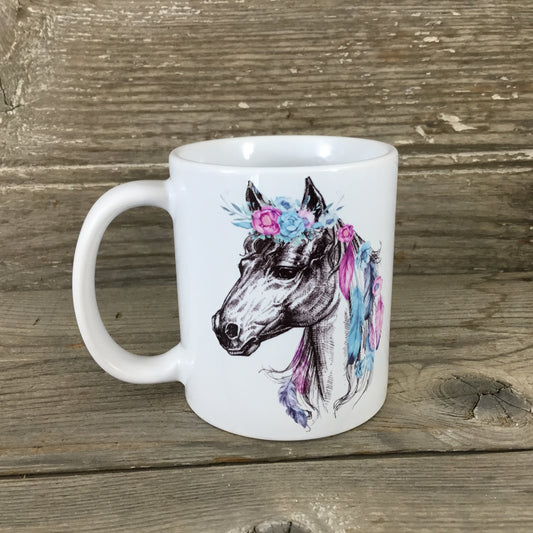 Boho Horse Coffee Mug