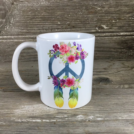 Peace Sign Coffee Mug