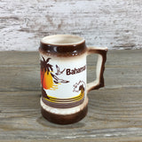 Vintage Bahamas Souvenir Beach Seagulls Mini Beer Stein