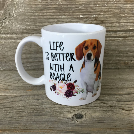 Life is Better with a Beagle Coffee Mug