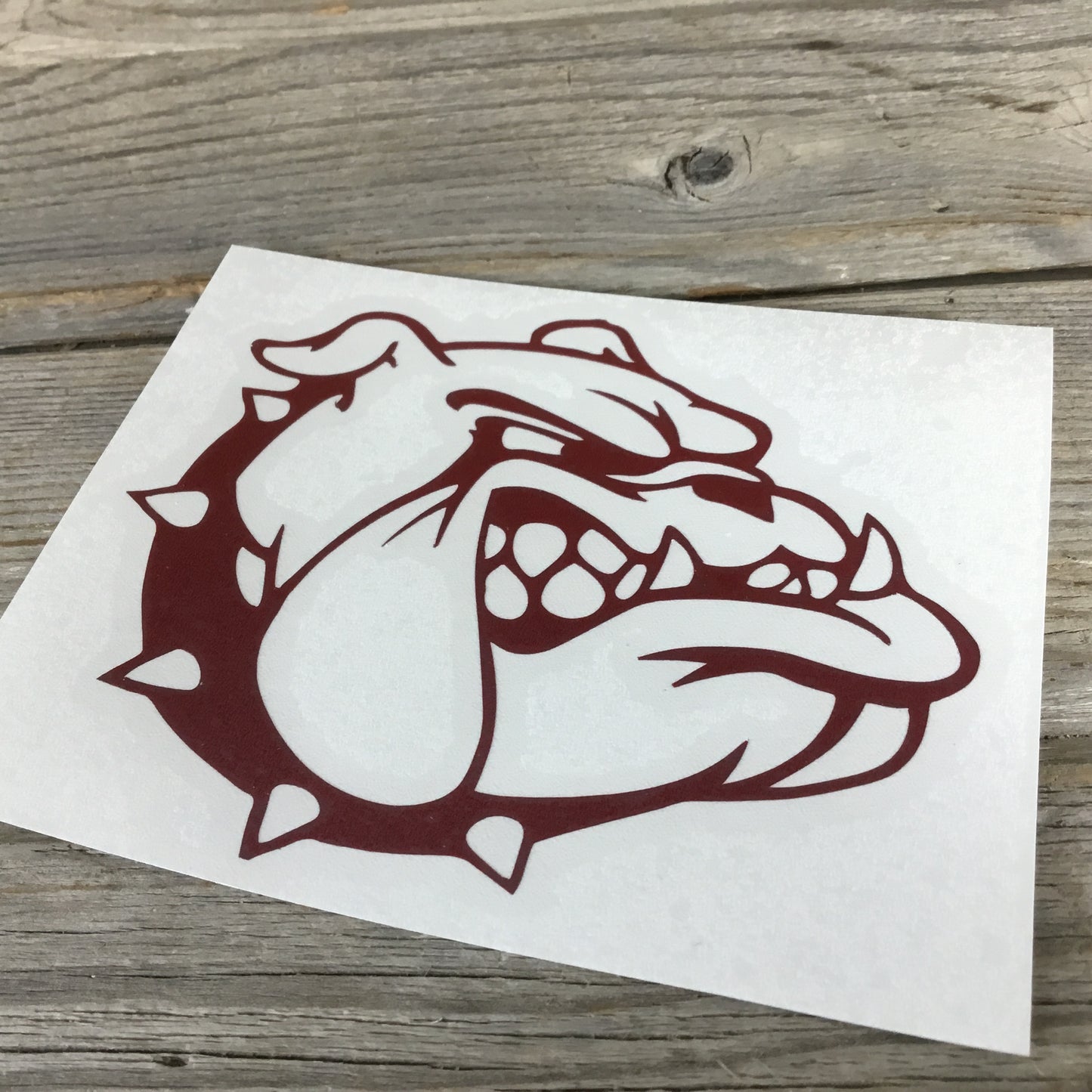 Bulldog Car Decal