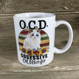 O.C.D. Obsessive Cat Disorder Coffee Mug