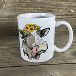 Sunflower Cow Mug