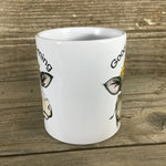 Good Moo-rning Sunflower Cow Coffee Mug