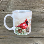 Male Cardinal Coffee Mug