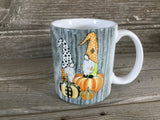 Gnomes and Pumpkins Fall Coffee Mug 11 oz