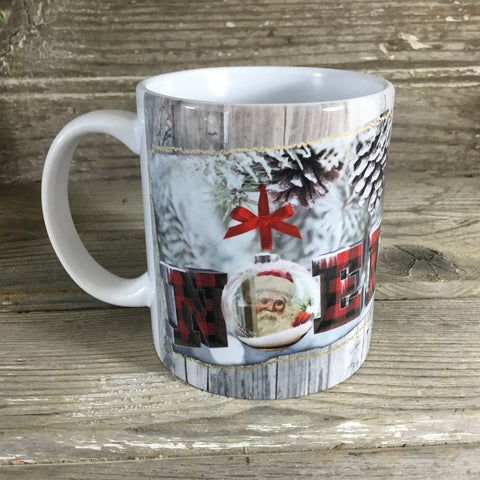 Noel Christmas Coffee Mug 11 oz