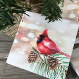 Christmas Cardinal Coaster