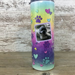 Personalized Dog Lover Poem 20 oz Skinny Tumbler with Straw & Lid