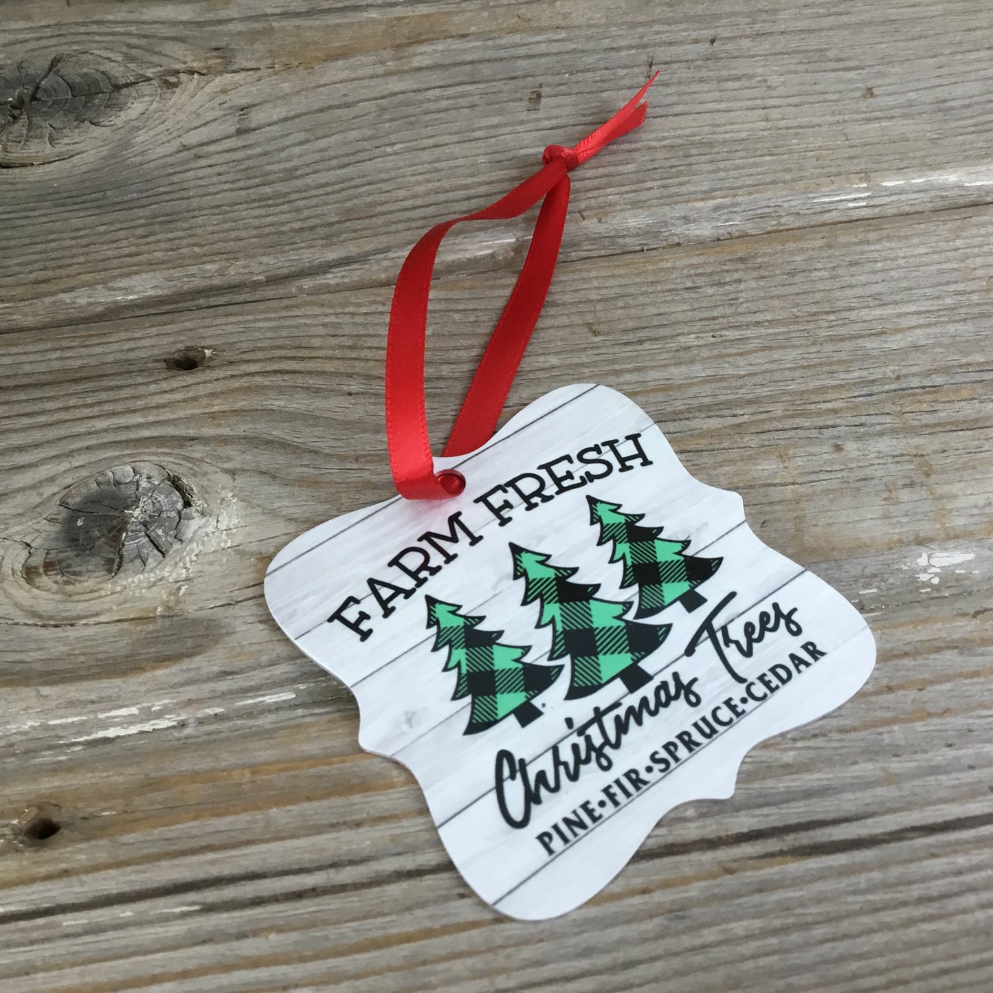 Farm Fresh Christmas Trees Christmas Ornament