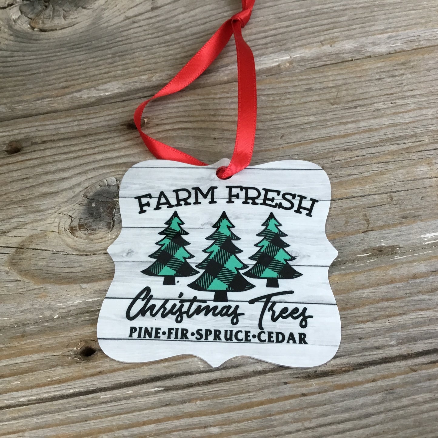 Farm Fresh Christmas Trees Christmas Ornament