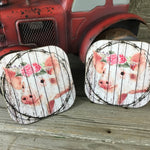 Rustic Pig Coasters Set of 4
