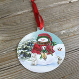 Snowman and Friends Christmas Tree Ornament