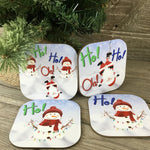 Ho Ho Oh Christmas Coasters Set of 4