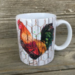 Rustic Rooster Mug 11 oz