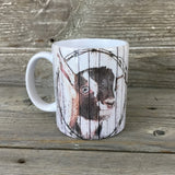 Rustic Goat Mug 11 oz