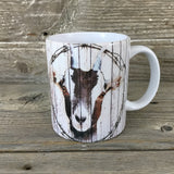 Rustic Goat Mug 11 oz