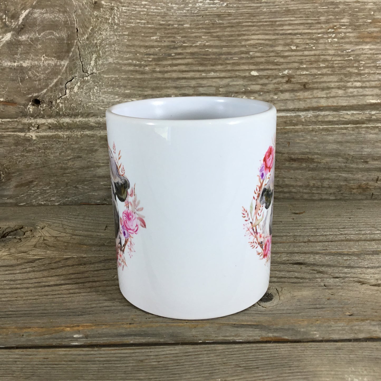 Floral Pig Coffee Mug