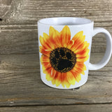 Dog Mom Sunflower Mug