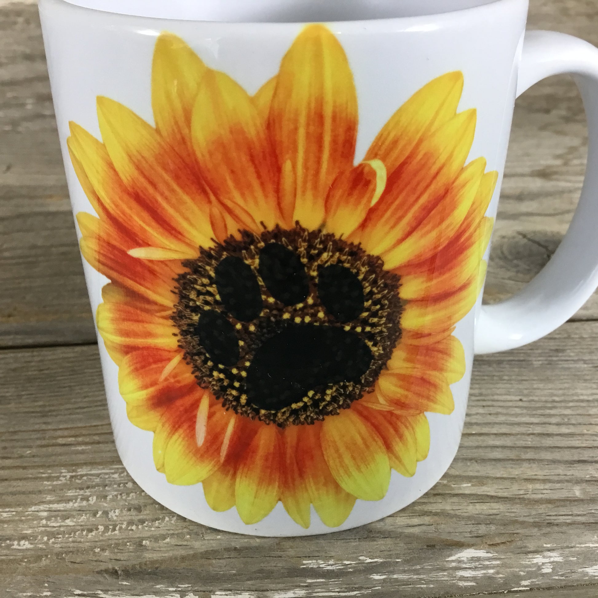 Sunflower Dog Mug