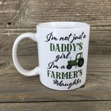 Daddy's Girl Farmer's Daughter Mug Green Tractor