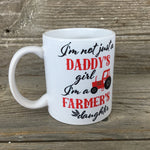 Daddy's Girl Farmer's Daughter Mug Red Tractor