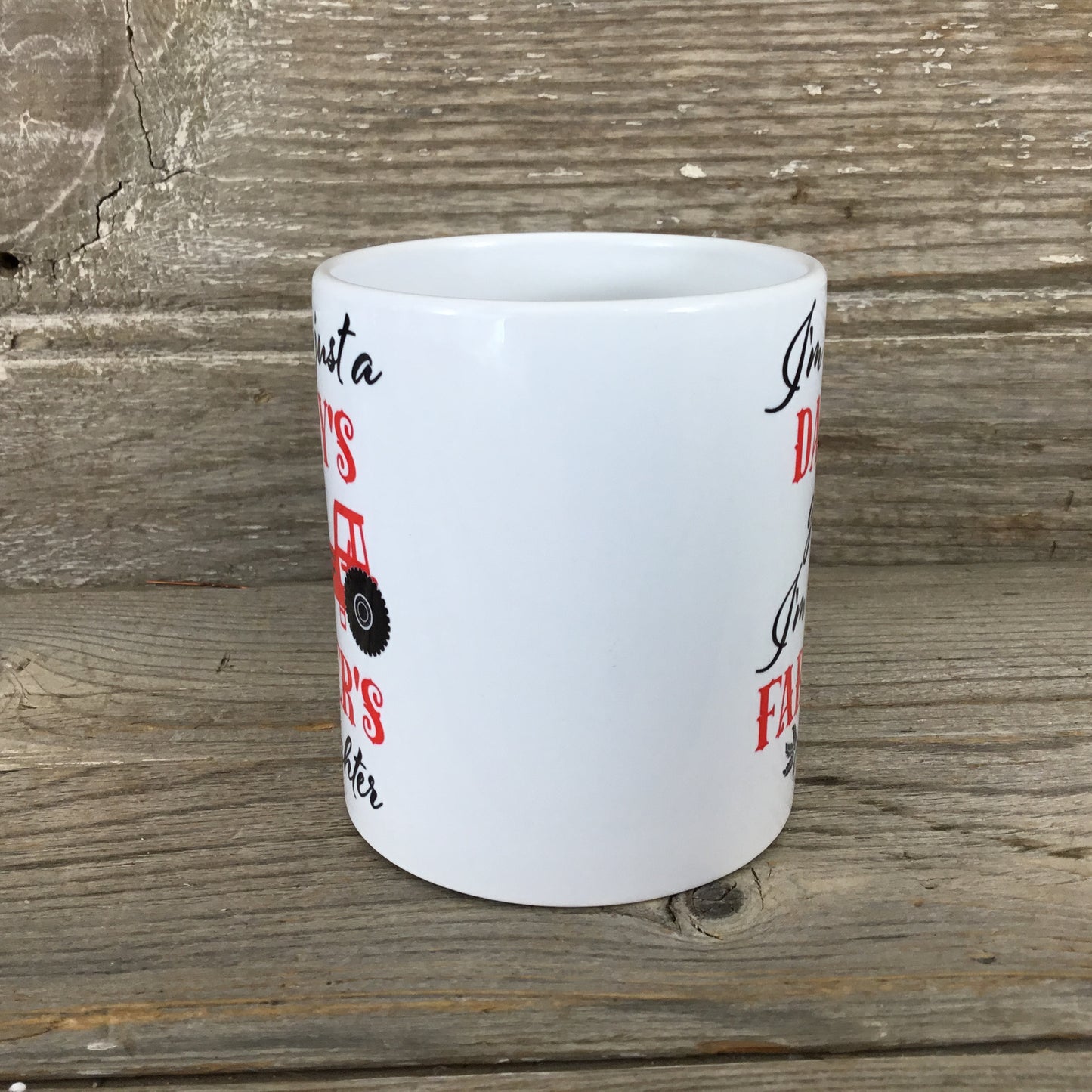 Daddy's Girl Farmer's Daughter Mug Red Tractor