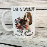 Just a Woman that Loves Basset Hounds Coffee Mug