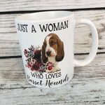 Just a Woman that Loves Basset Hounds Coffee Mug