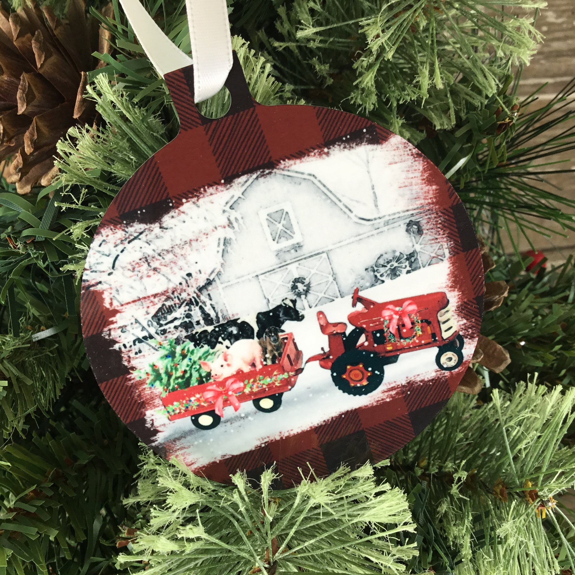 Farm Animal Christmas Ornament