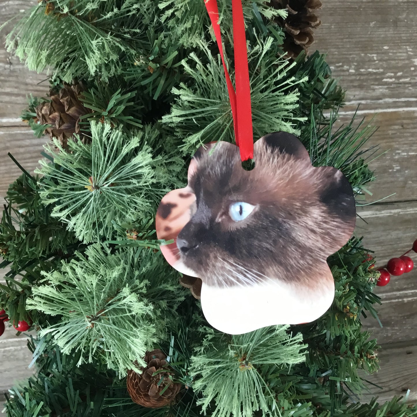 Pet Personalized Aluminum Photo Ornament