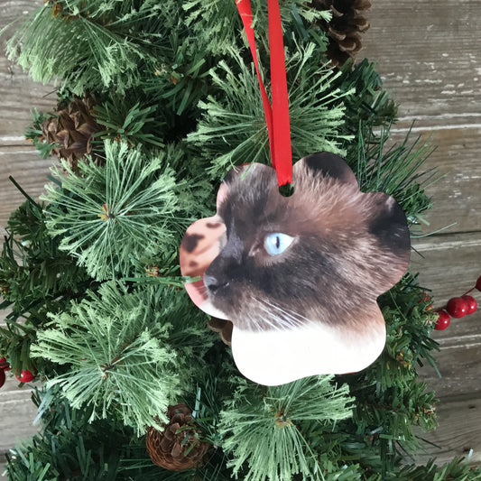 Pet Personalized Aluminum Photo Ornament